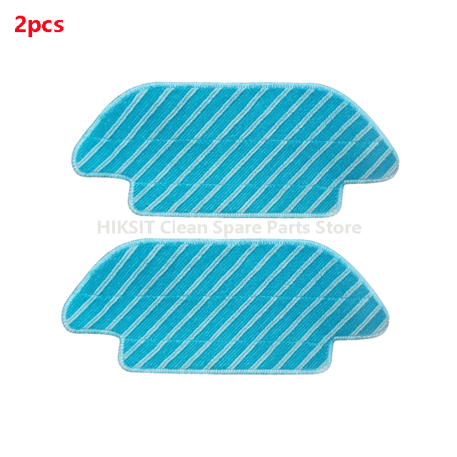 Accesorios para Cecotec Conga 4090 4490 5090 Aspiradora Robótica rodillo de repuesto Cepillo Lateral filtro Hepa paño de mopa trapos: Amarillo claro