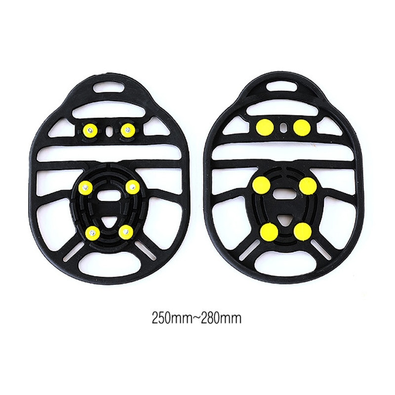 Snow Non Slip Climbing Crampons Cleats Shoe Cover Ice Gripper For Spikes Hiking Winter 6 Studs Outdoor Cleats Overshoes