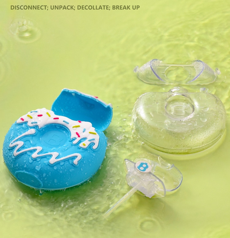 Kumamoto uczony/bearbens pączki Tritan szklany kubek niekapek dla dzieci słomkowy pojemnik na wodę 380ml wielokolorowy