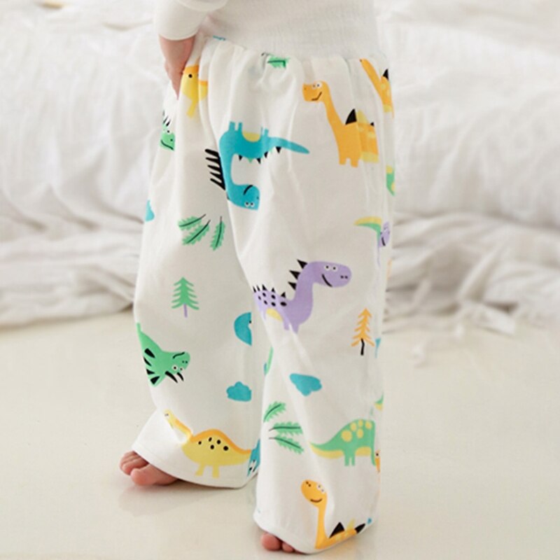 2 in 1 comfortabele luierrok voor baby's, korte, waterdichte, absorberende luierbroekjes, wasbaar ondergoed voor zindelijkheidstraining voor kinderen