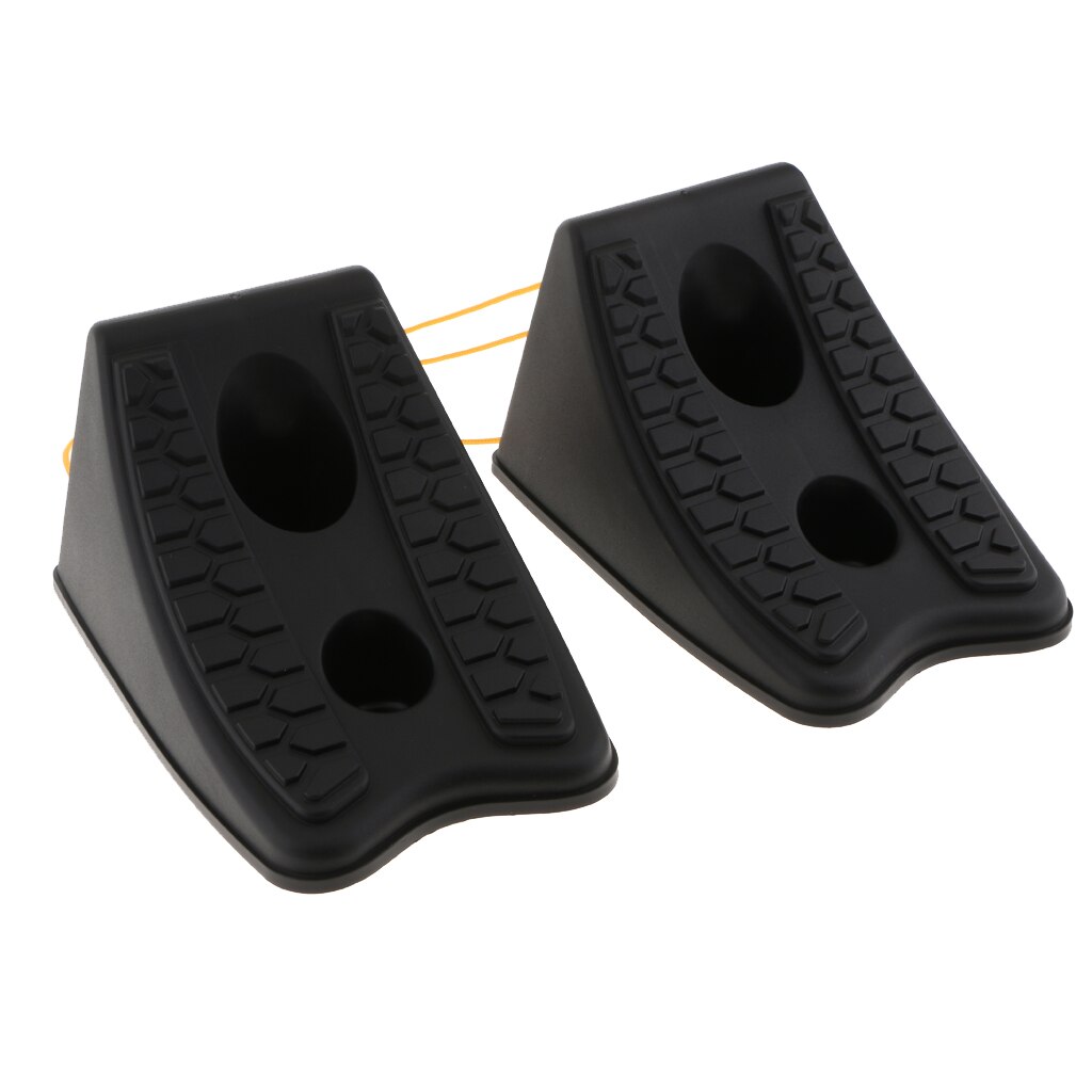 2 Stuks Auto Anti-Slip Blok Rubberen Autoband Anti Stopper Wieluitlijning Blok