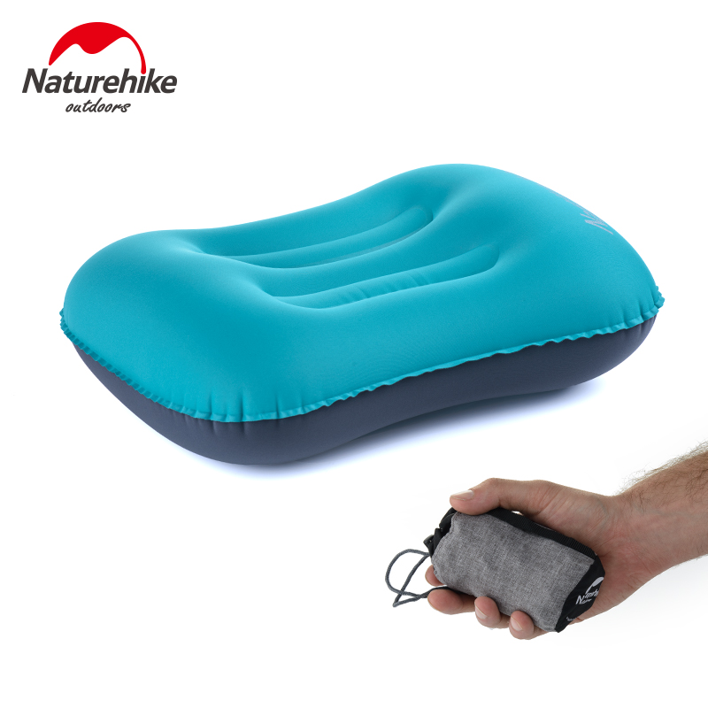 Naturehike Reise Aufblasbare Kissen Büro Luft Kissen Hals Camping Schlaf Getriebe Schnelle tragbar TPU Kissen draussen NH17T013-Z