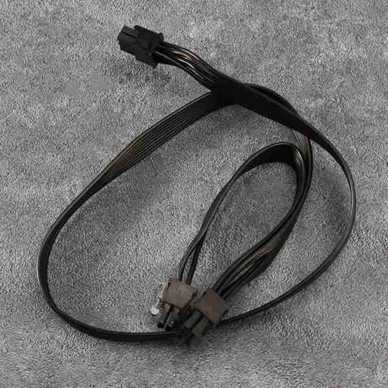 HFES 5Pcs PCI-E 6 Pin To 2 Ports 6+2 Pin Power Supply Cable For Cooler Master V Series V850 V700 V1000 Modular PSU