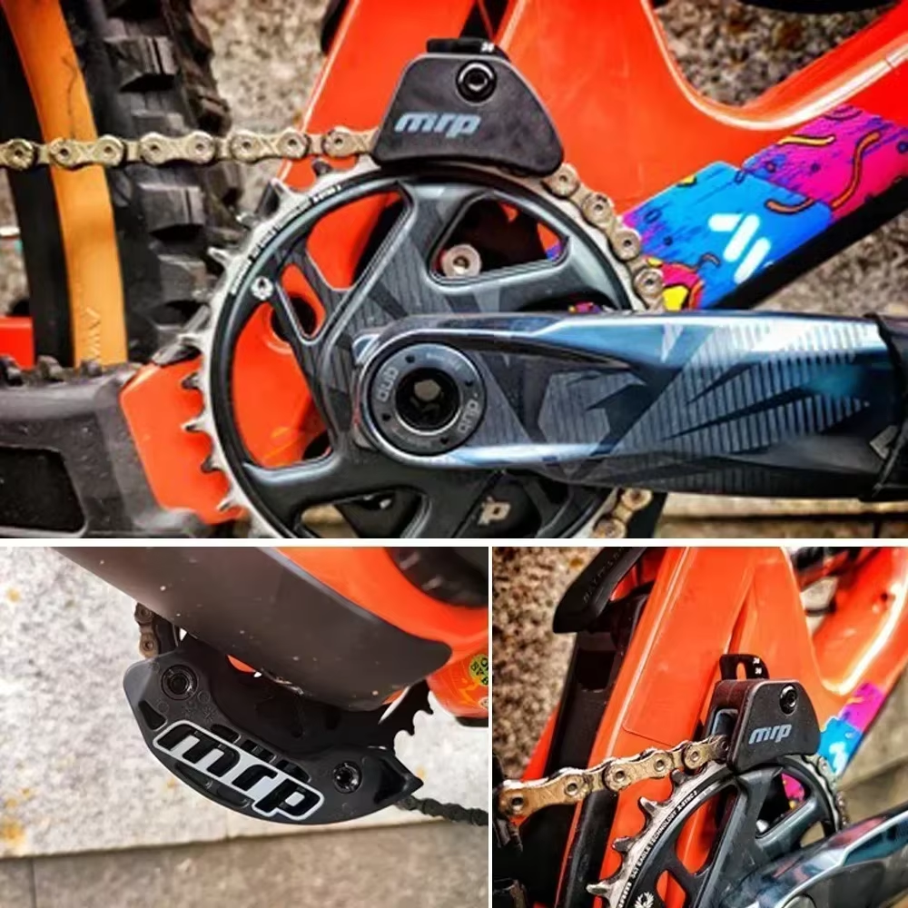Componenten Kettinggeleider 26-32T 32-38T Zwart Bash Guard, Mount, Mountainbike Kettingblad