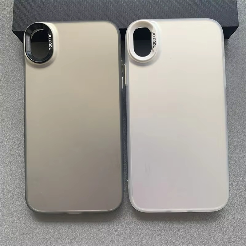 Para iPhone x funda iPhone XR funda de teléfono iPhone XS funda iPhone XS MAX 7 8 plus 8p fundas de lujo metálica Aurora piel mate cubierta
