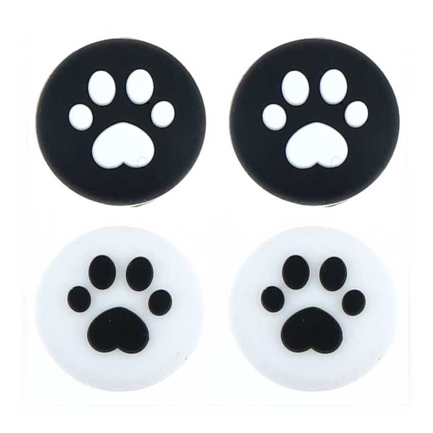 YuXi 4pcs Cute Cat Paw Claw Thumb Grip Cover Case For Nintendo Switch Lite Joy-Con Joy Con Joystick Analog Stick Caps: I I R R