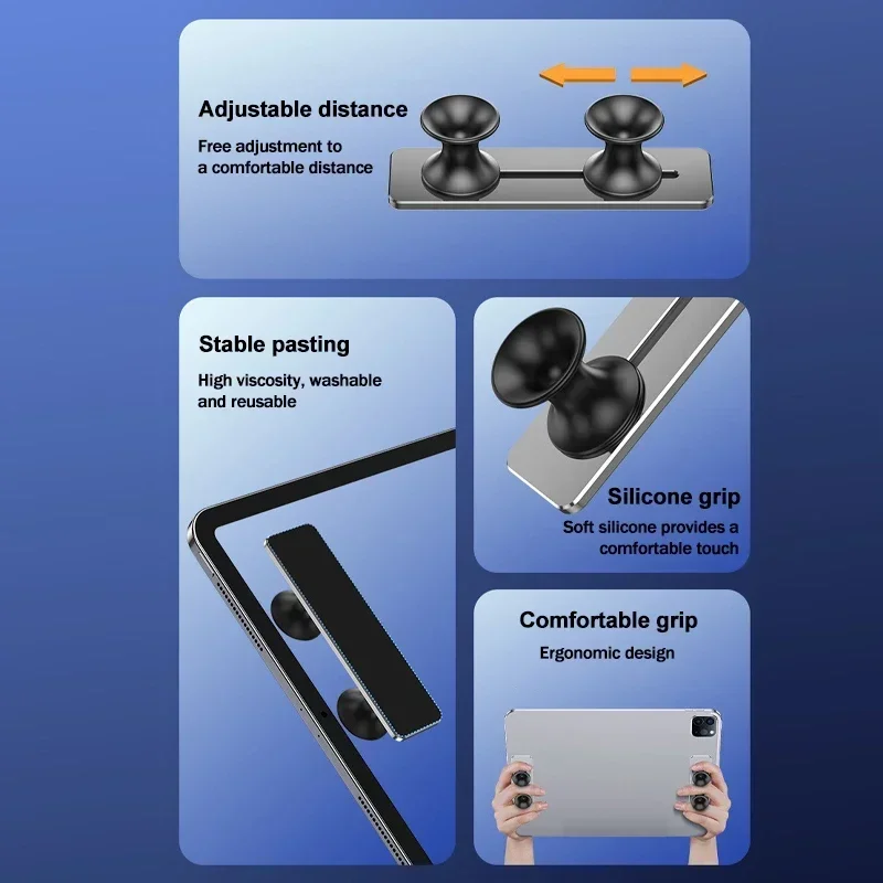 Poignée de manette de jeu en silicone pour tablette multi-doigts, JoysUniverse pour PUBG, règles de survie, contrôleur L1 R1 pour ISub Universal, B02, 2 pièces