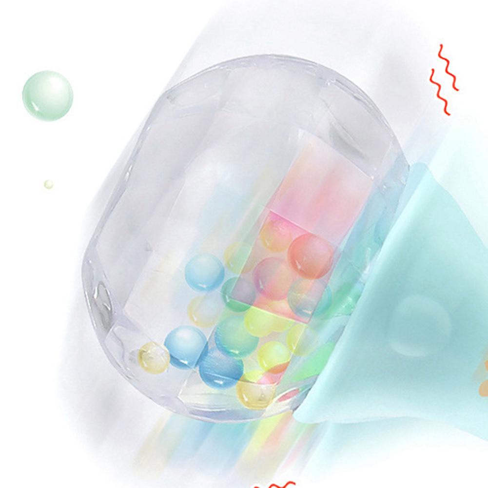Led Gloeiende Hand Rammelaar Muziek Zand Hamer Zachte Bijtring Ontwikkeling Baby Speelgoed