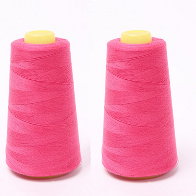 1Pcs 3000 Yards Polyester Thread Sewing Color Optional: Rose 1pcs