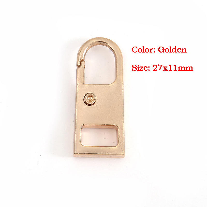 5/10pz cerniera in metallo tiro sostituzione cerniera staccabile cursore cerniera lampo testa tiro scheda kit di riparazione per accessori per vestiti da cucito artigianali