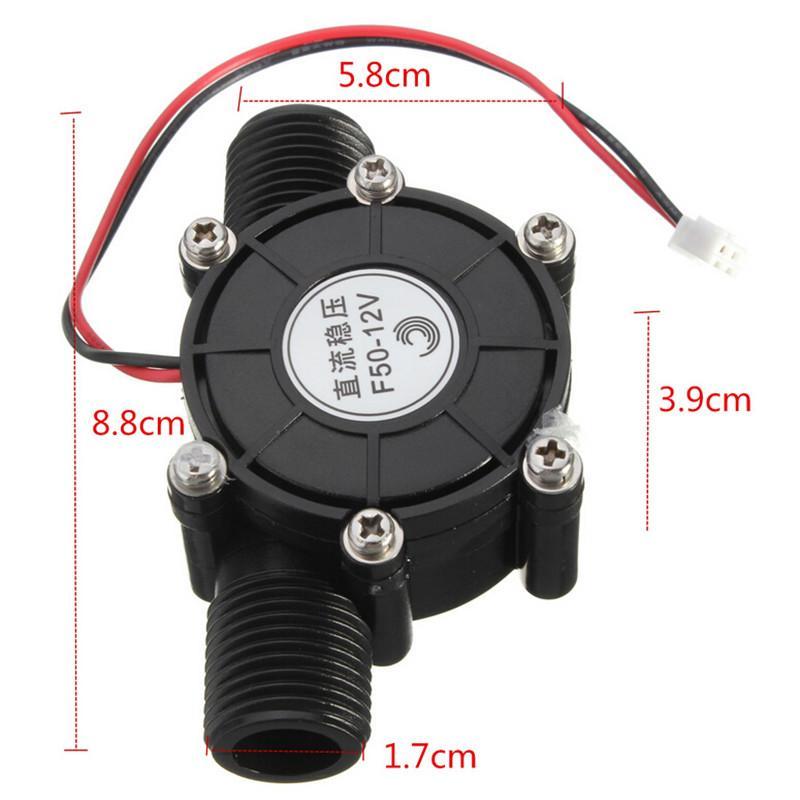 Mikro vattenkraft generator 10w vatten turbin generator mikro vattenkraft diy led power  dc 12v vattenkraft turbin