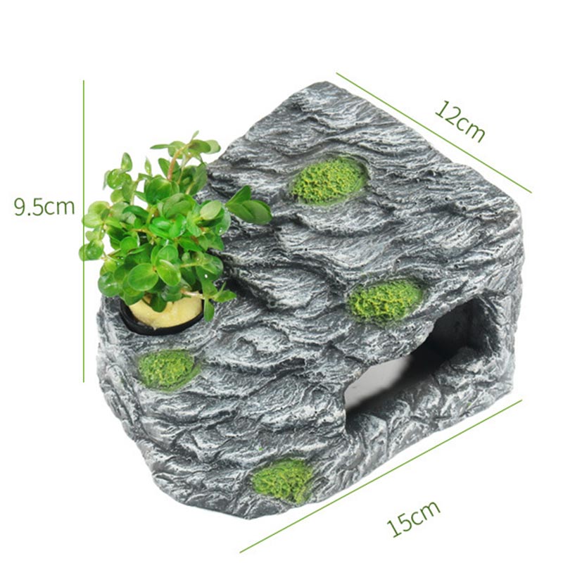 Turtle climbing platform Plastic Turtle Pier Dock Basking Platform Shelf Decoration Crawler Roof Terrace Island Climb Aquarium: S and tree