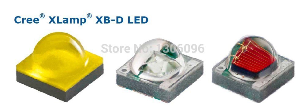 10pcs X Cree XBD XB-D 3W LED Emitter Chip Warm White 3000-3200K; Cold White 6300-6500K RED GREEN BLUE LED CHIP with 16MM PCB