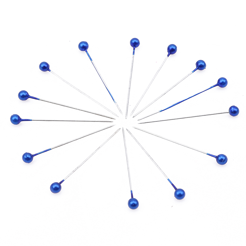 800 sztuk DIY wysokiej jakości bolec DIY dekoracji wtyczka igły biżuteria gadżety instrukcja pozycjonowanie igły igły robić szycia: Niebieski