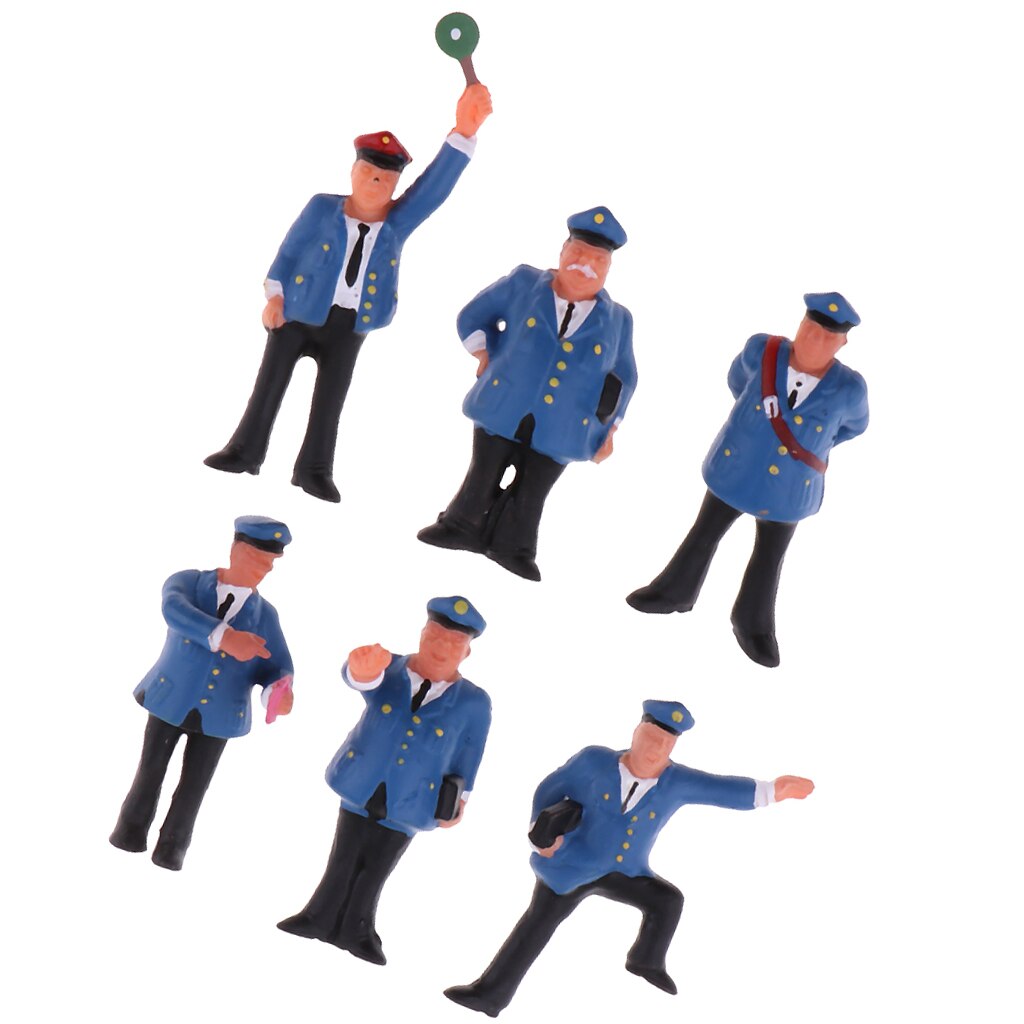 1:87 Train Station Worker Model HO Scale Railroad Layout Railroad Scenery