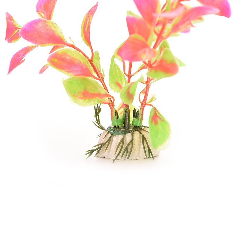 10 stuks mooie lichtgevende kiezelstenen, kunstmatige lichtgevende stenen voor de loopbrug, aquariumaccessoires, decoratie voor aquariums: Roze