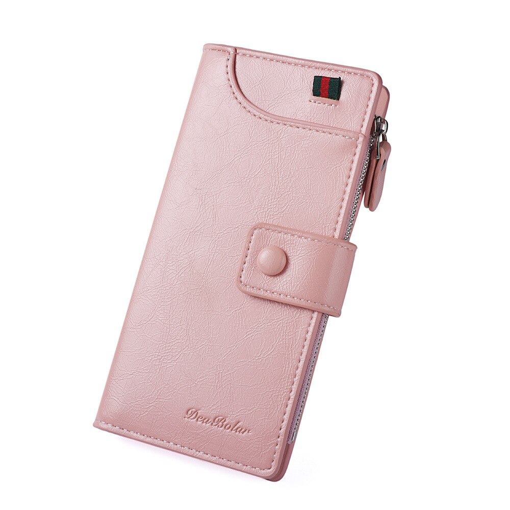 Newhotstacy – pochette portefeuille longue pour femmes, sac multifonctionnel pour téléphone portable, fermeture éclair, sac à cartes, 110619: 1