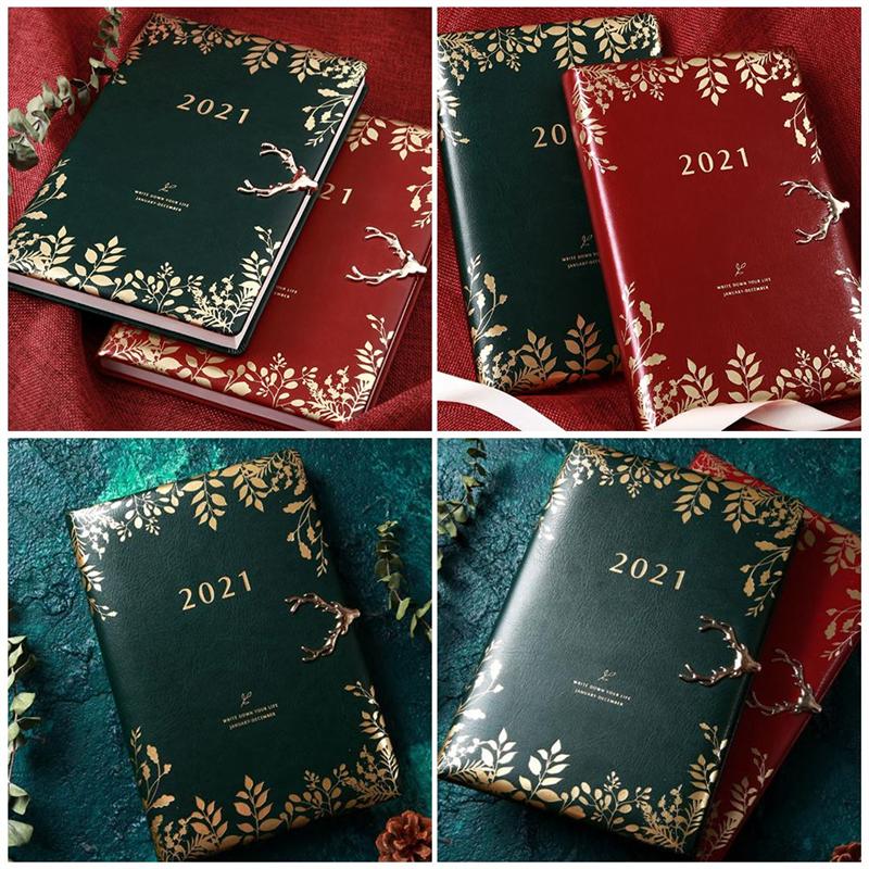 Retro Planning Notebook Annual Note Book Portable Schedule Note Book