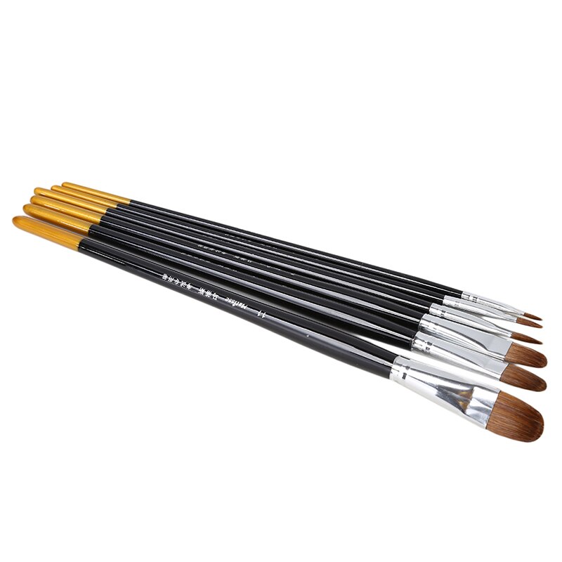 Legno Acquerello Pennello Da Disegno Pittura Rifornimenti di Arte della Penna Della Spazzola Artista Pennelli Pittura A Olio Vernice Acrilica spazzola impostato