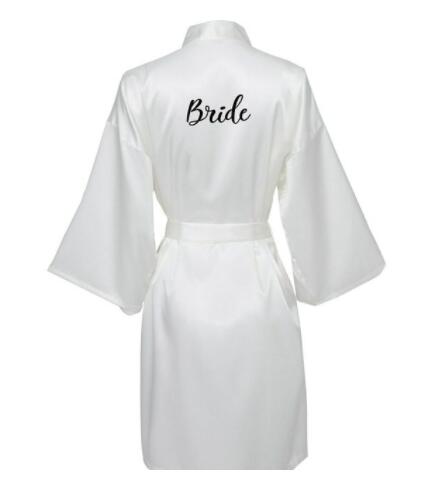 Silk Satin Robes Bridesmaid Bride Robes Bridesmaid Robes Wedding Long Robe Bathrobe Gold Print Royal Blue Robe: XXL / Blue