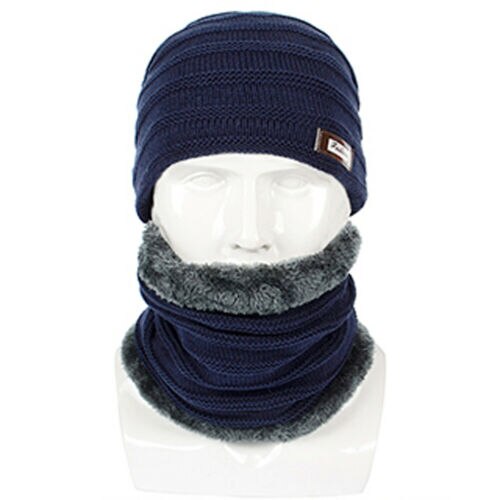 Ensemble pour hommes chapeau écharpe | , ensemble bonnet, Baggy, casquette de Ski en laine chaude et polaire, chapeau et écharpe, ensemble pour chef de cuisine