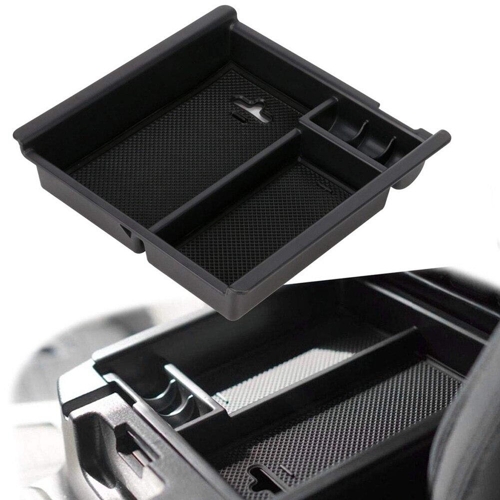 Organizador de accesorios para coche caja de reposabrazos para almacenamiento de Interior de ABS de coche, guantera central, guantera, inserto para Infiniti Q50 Q50L