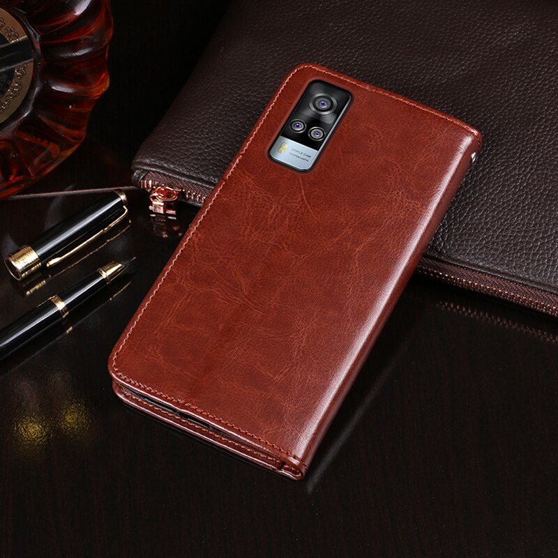 For Vivo Y51A Case Flip Wallet Business Leather Fundas Phone Case for Vivo Y51A Cover Capa Accessories