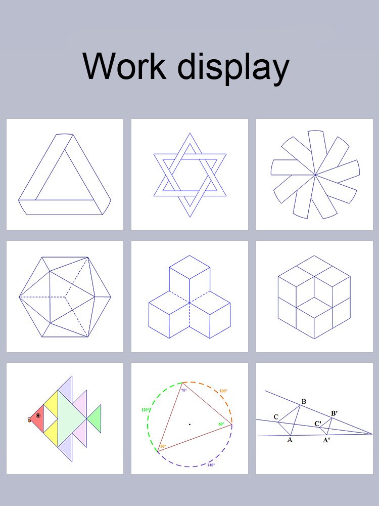 Multifunktionale Lineal Set Mathematik Geometrie Kreis Zeichnung Prüfung Winkelmesser Kreative Zeichnung Schreibwaren Herrscher Ausarbeitung Werkzeuge