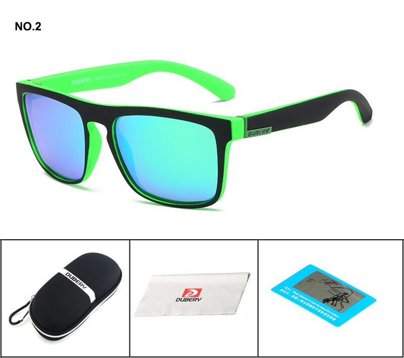 Gafas de sol polarizadas DUBERY, gafas de sol cuadradas para hombre, gafas de sol para hombre, gafas de sol Retro de lujo de de: B2