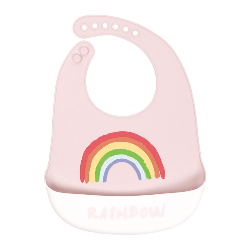 Baby Cartoon Waterproof Bibs Food Grade Silicone Newborn Feeding Saliva Towel: 4