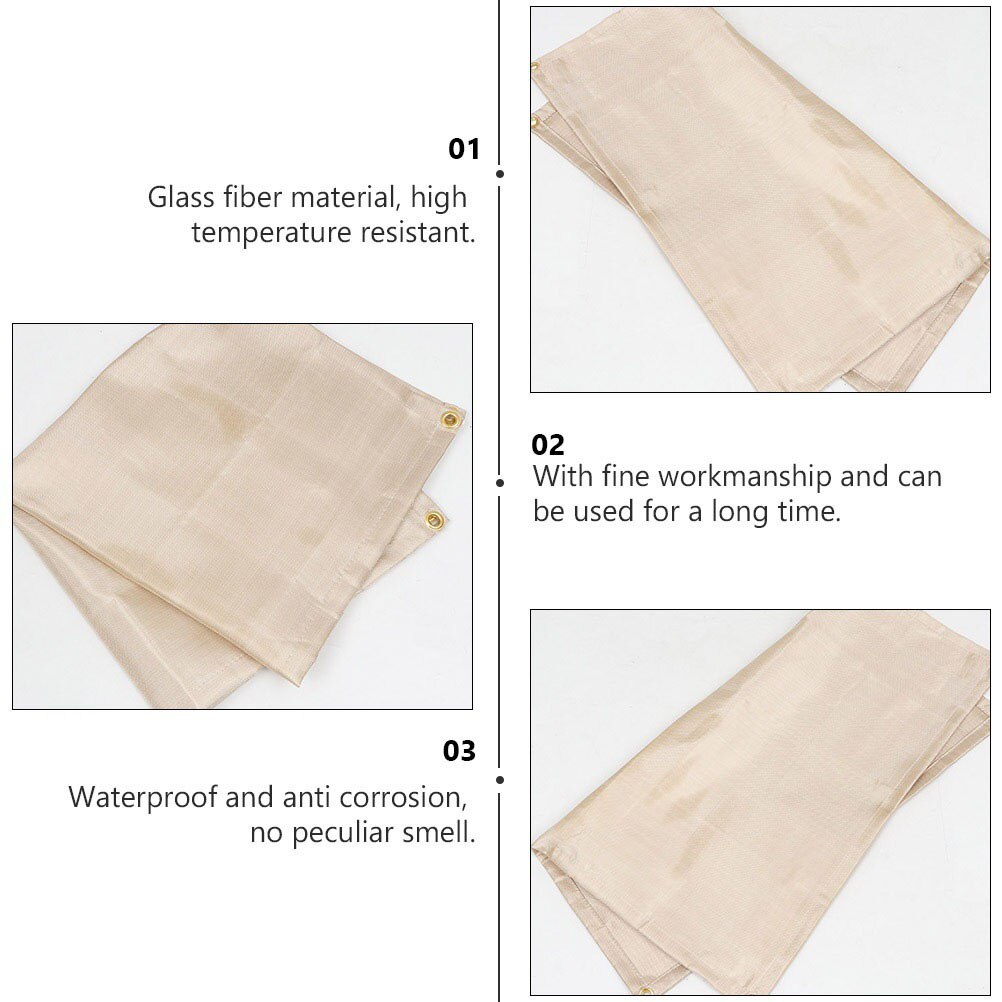 1Pc Brandwerendheid Mat Outdoor Brandwerende Deken Camping Kachel Mat (Assorti Kleur)