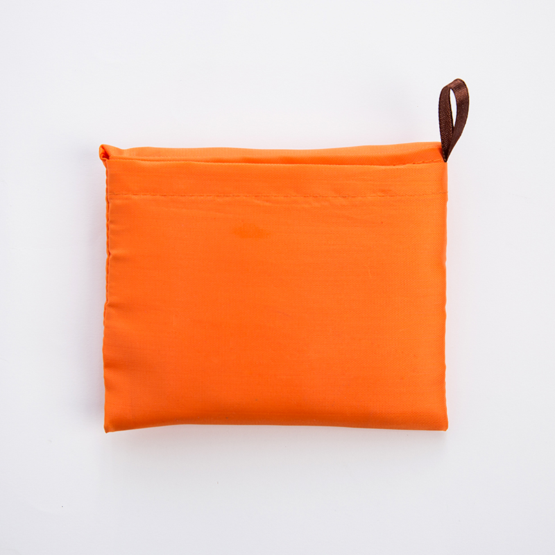 Tjock fritidsstil nylon stor handväska miljövänlig återanvändbar polyester bärbar axelväska hopfällbar shoppingväska