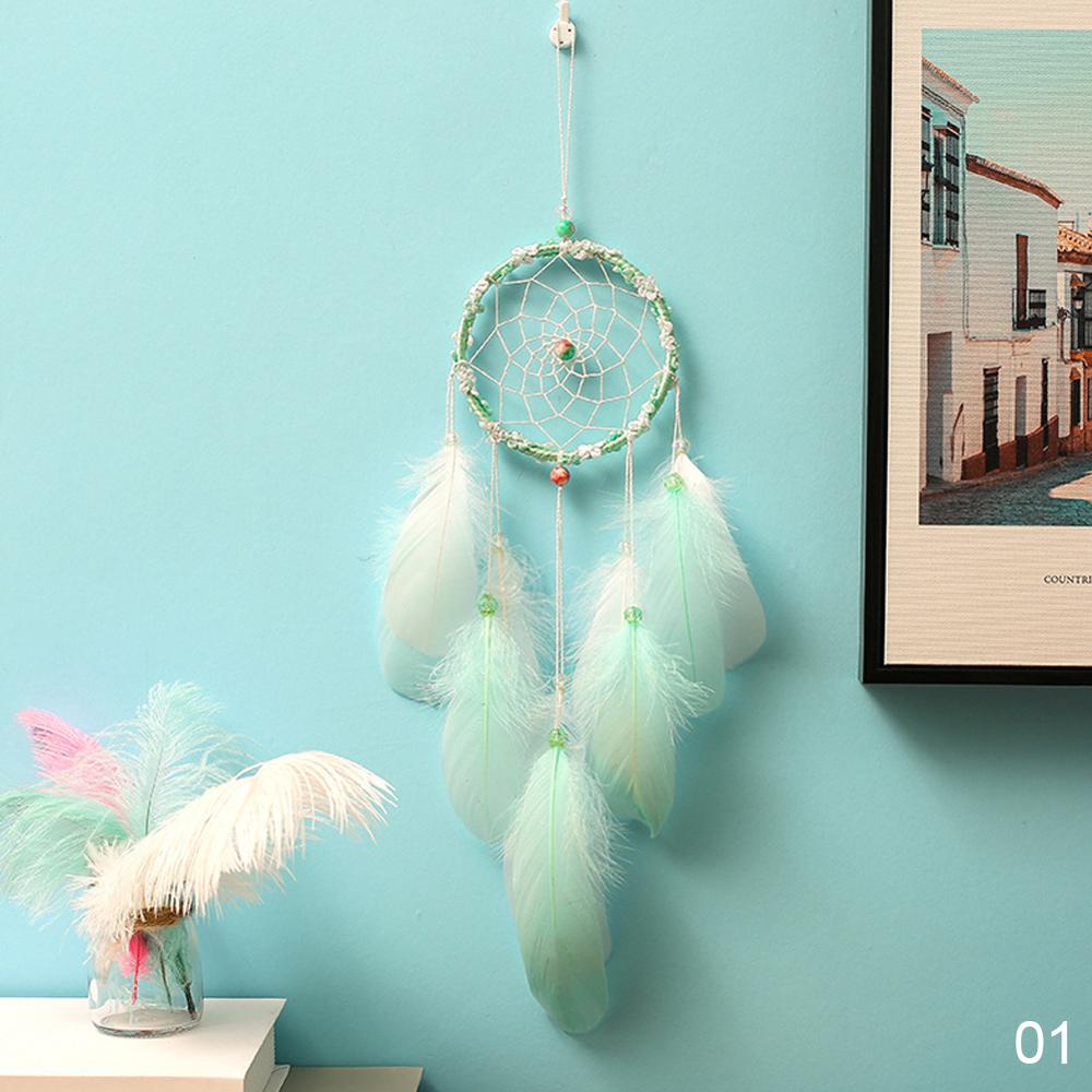 Wakan tanka dream catcher med led lys tilståelse ballon dreamcatcher vedhæng flettet vindklokkeslæt hængende dekor: Wakan tanka intet lys