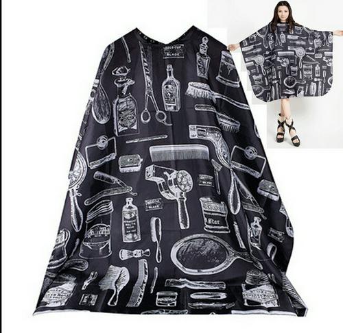 Capa de corte de pelo para peluquería, paño para peluquería, impermeable, transpirable, 1 Uds.: 2