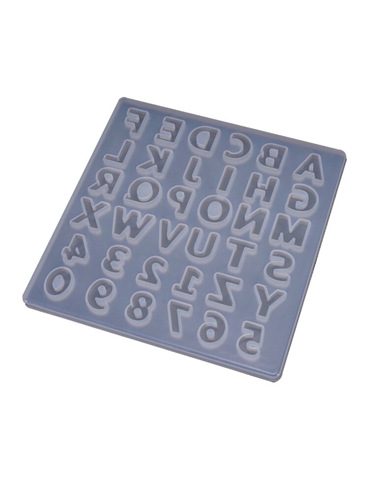 1PC 26 letras del alfabeto inglés Chocolate molde de silicona molde de la torta de caramelo moldes Fondant moldes para hornear accesorios de cocina para hornear molde