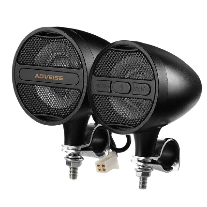 Aoveise Mt473 12V Motorfiets Bluetooth Speaker Mp3 Player Sound Systeem Fm Radio Motorfiets Luidspreker