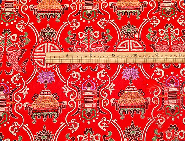 Metallic Jacquard Brocade Fabric, silk nylon 3D jacquard fabric for Coat Dress table cloth decorative DIY patchwork