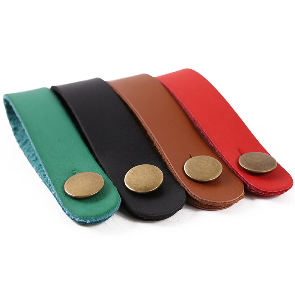 Black Leather Guitar Strap Holder Button Safe Lock for Acoustic Electric Classic Guitar Bass Accessories Guitar Neck Strap