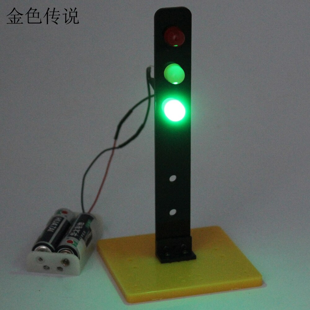 Traffic Lights Technology Production Invention Signals Traffic Lights DIY Science Model Toys Education Kit F19160