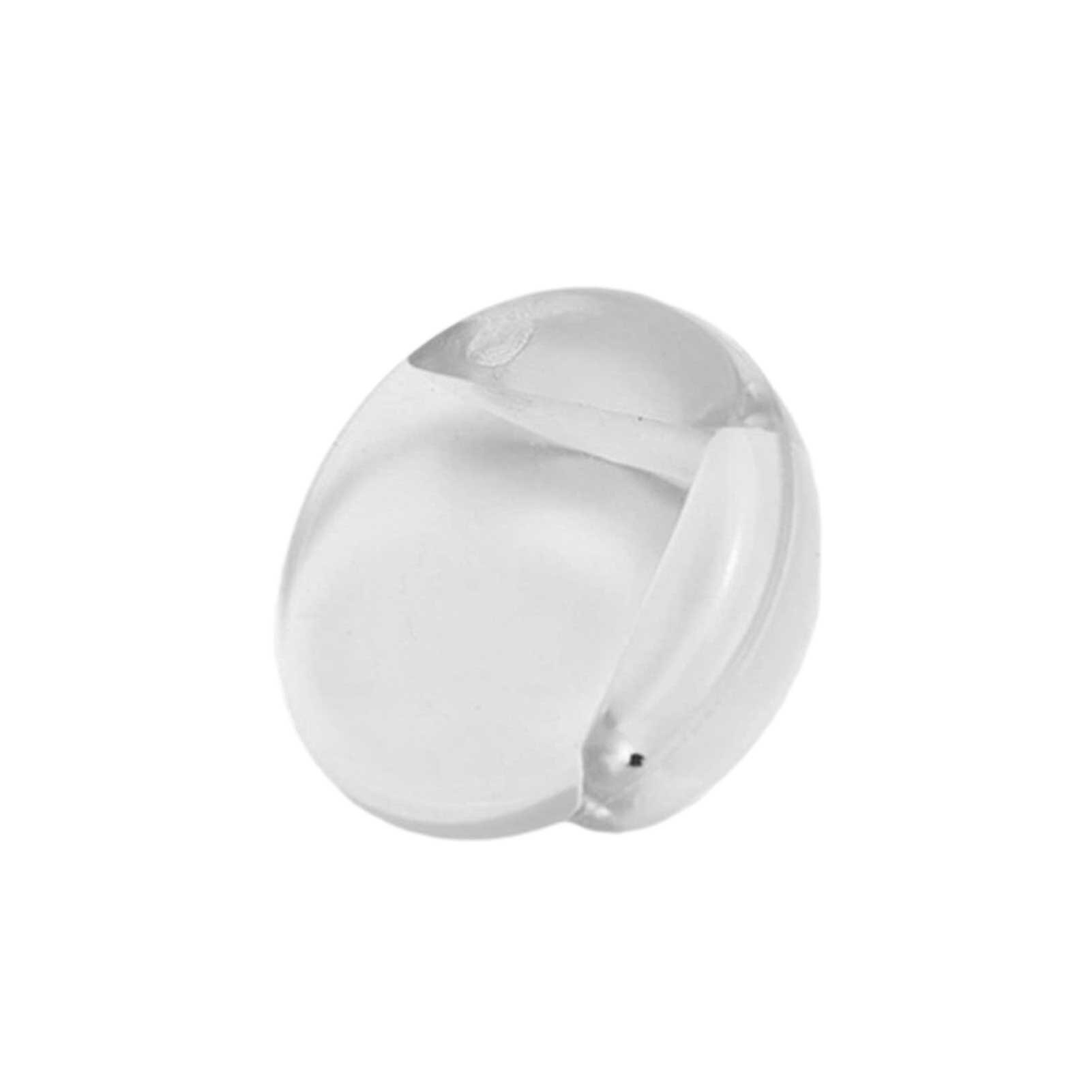 10PCS Baby Security Lock Thick Spherical Anti-collision Angle From Doors Drawers Protector Transparent Safety Table Corner Edge: Rounded corners