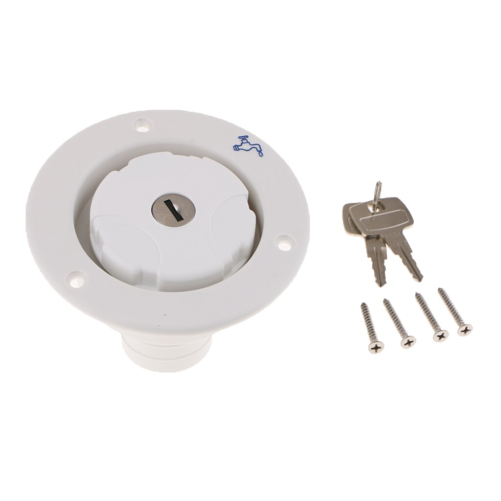 Locking Fuel Tank Cover Gas Lid Filler Cap With Lock For Boat RV Truck