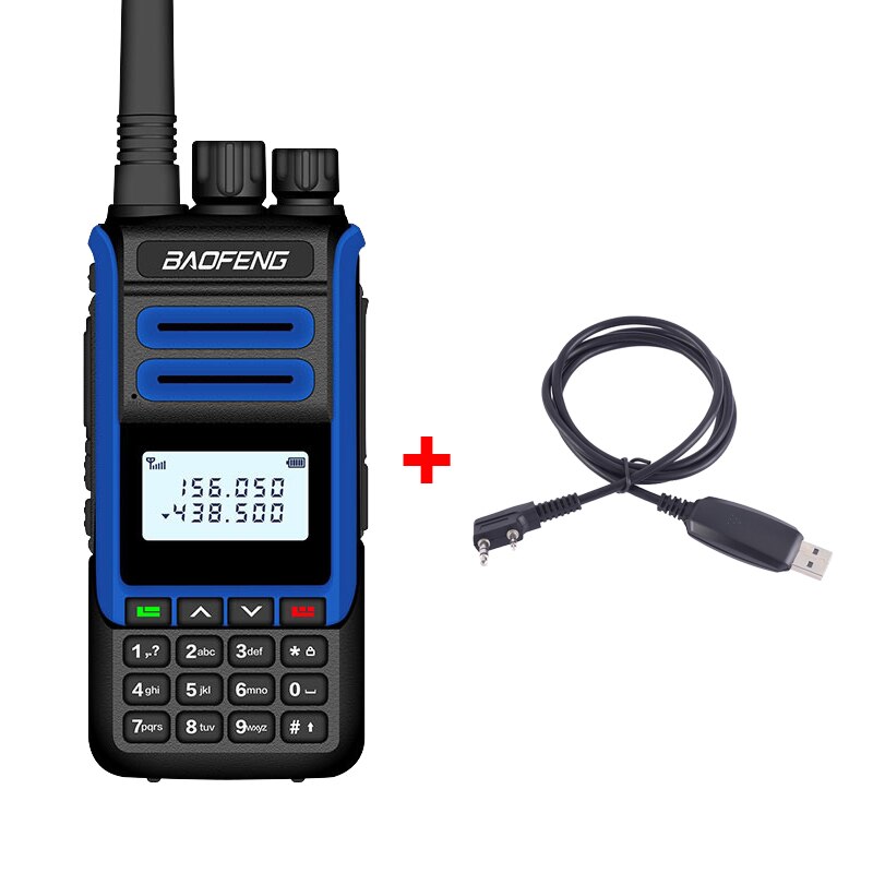 BaoFeng-walkie-talkie BF-H7 de 10W, estación de Radio CB Amateur potente, transceptor de banda Dual BF-H7, intercomunicador de caza, 10KM: BF-H7 Packing 4