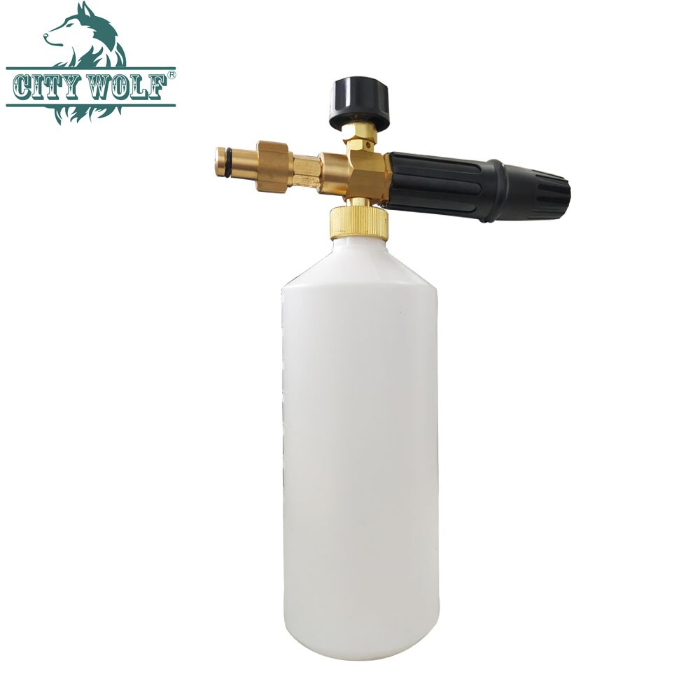 city wolf Foam Nozzle Snow Foam Lance Foam Bottle Sprayer for Daewoo ECO HPW-1317T ECO HPW-1520RS high pressure car washer