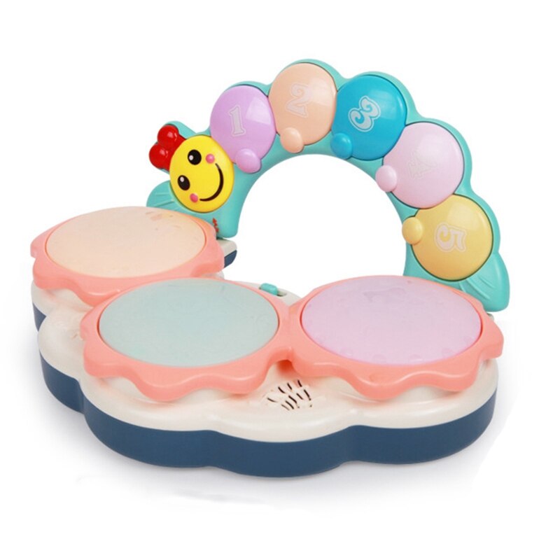 Educatief Elektronische Hand Klappen Drum Kleurrijke Ontwikkeling Baby Ligence Drum Leren Muzikale Speelgoed Voor Babys