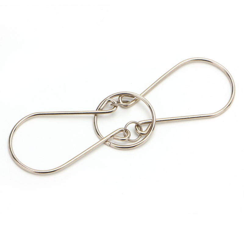 8 sztuk/zestaw zagadki logiczne z drutu gra IQ umysł test łamigłówka zabawki dla dzieci dorośli GXMB