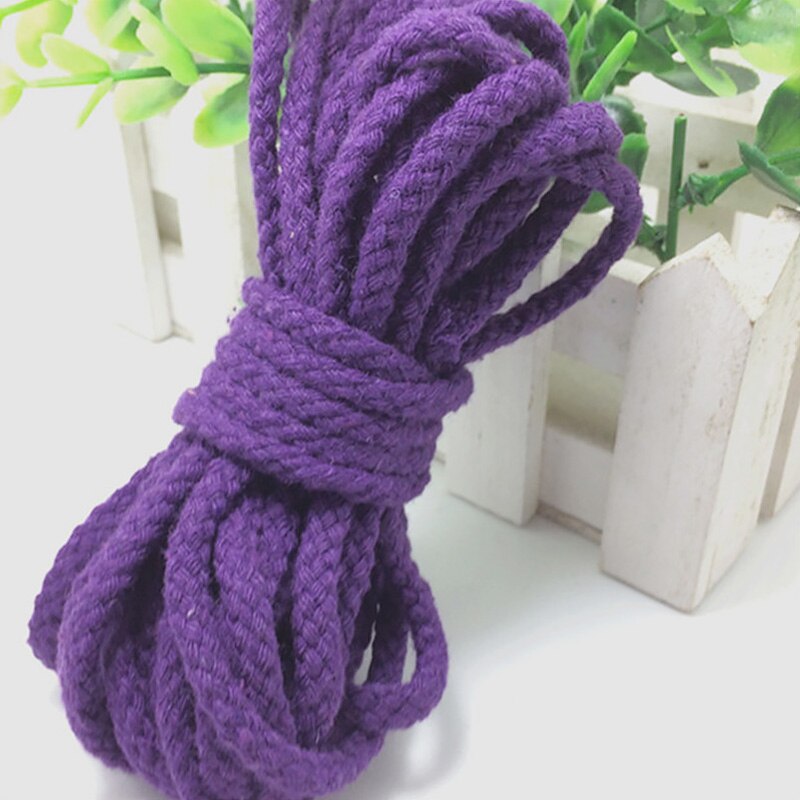 90Meters/lot Colorful 7mm Cotton Cord Twisted Rope... – Grandado
