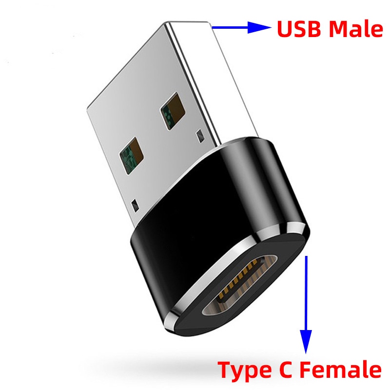 Usb Type C Otg Adapter Usb 3.0 Male Naar Type C Vrouwelijke Kabel Converters Voor Macbook Samsung S10 Huawei Usb naar Type-C Otg