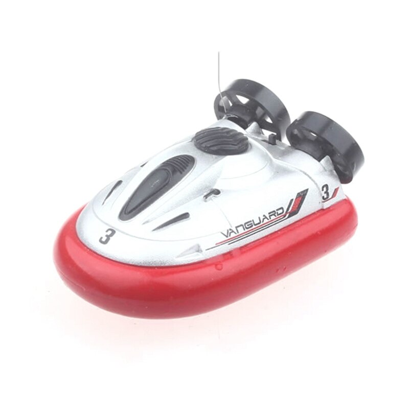 Mini rc fartyg båt svävare fjärrkontroll båt rc elektrisk motorbåt svävare sändare klassisk motorbåt pojke leksak röd: Default Title