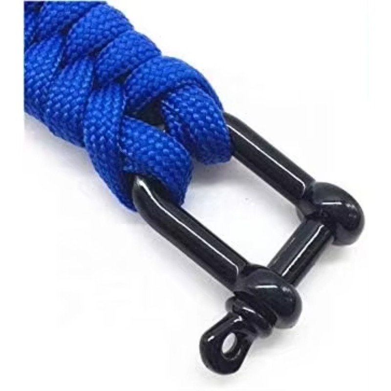 Brazilian Jiu-Jitsu Ranking Parachute Rope Set Adjustable Metal Carabiner and Keychain Outdoor Survival Camping Climbing