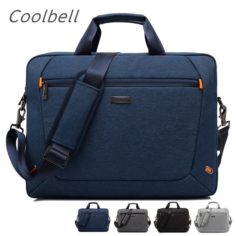 Coolbell Messenger Bag Voor Laptop 15 ", 15.6", 17 ", 17.1", 17.3 "Compute Handtas Notebook Tas, Gratis 3038